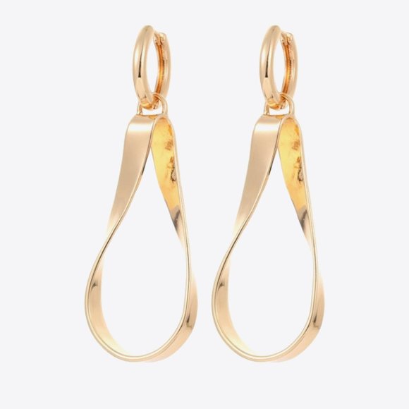 Alloy 18K Gold-Plated Earrings For Women - Picture 1 of 3